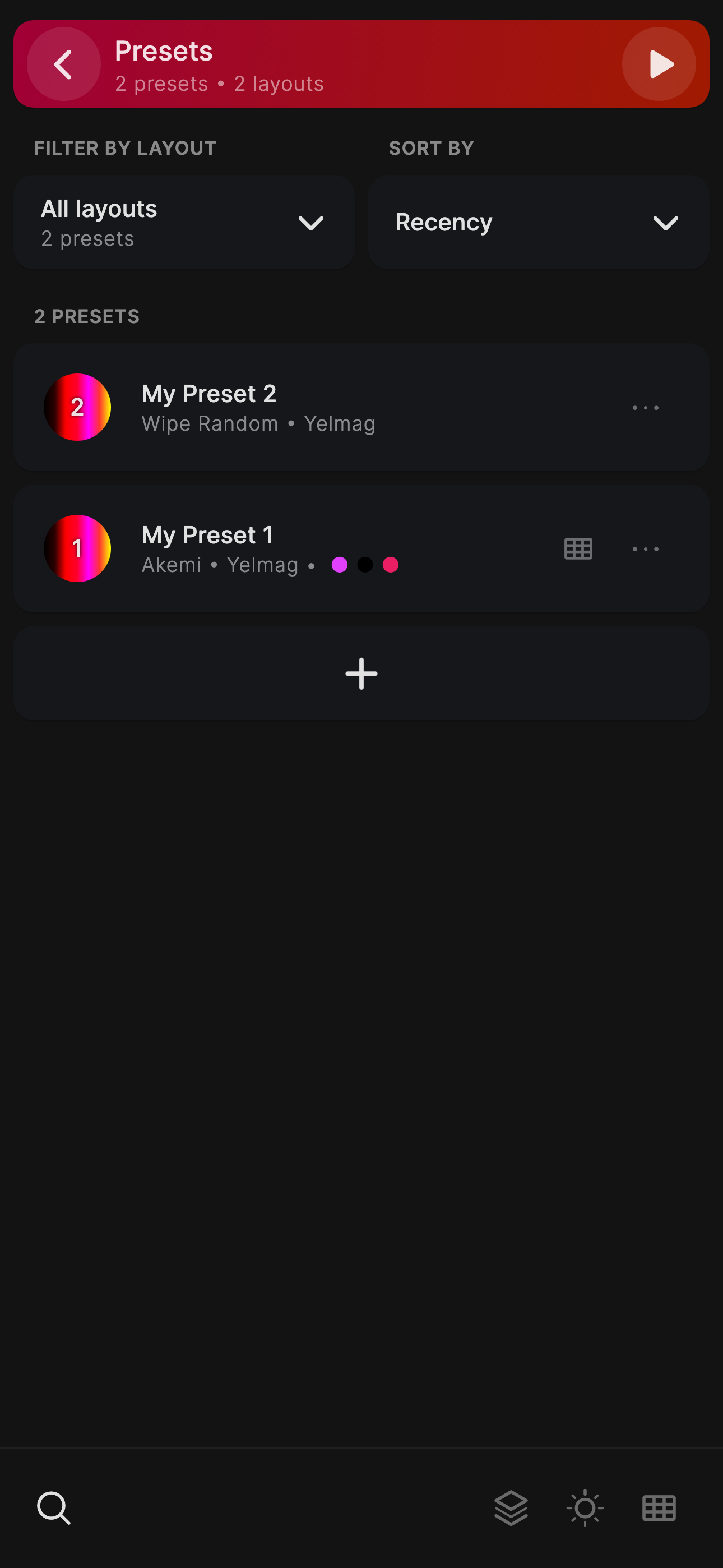 WLED+ Presets Management